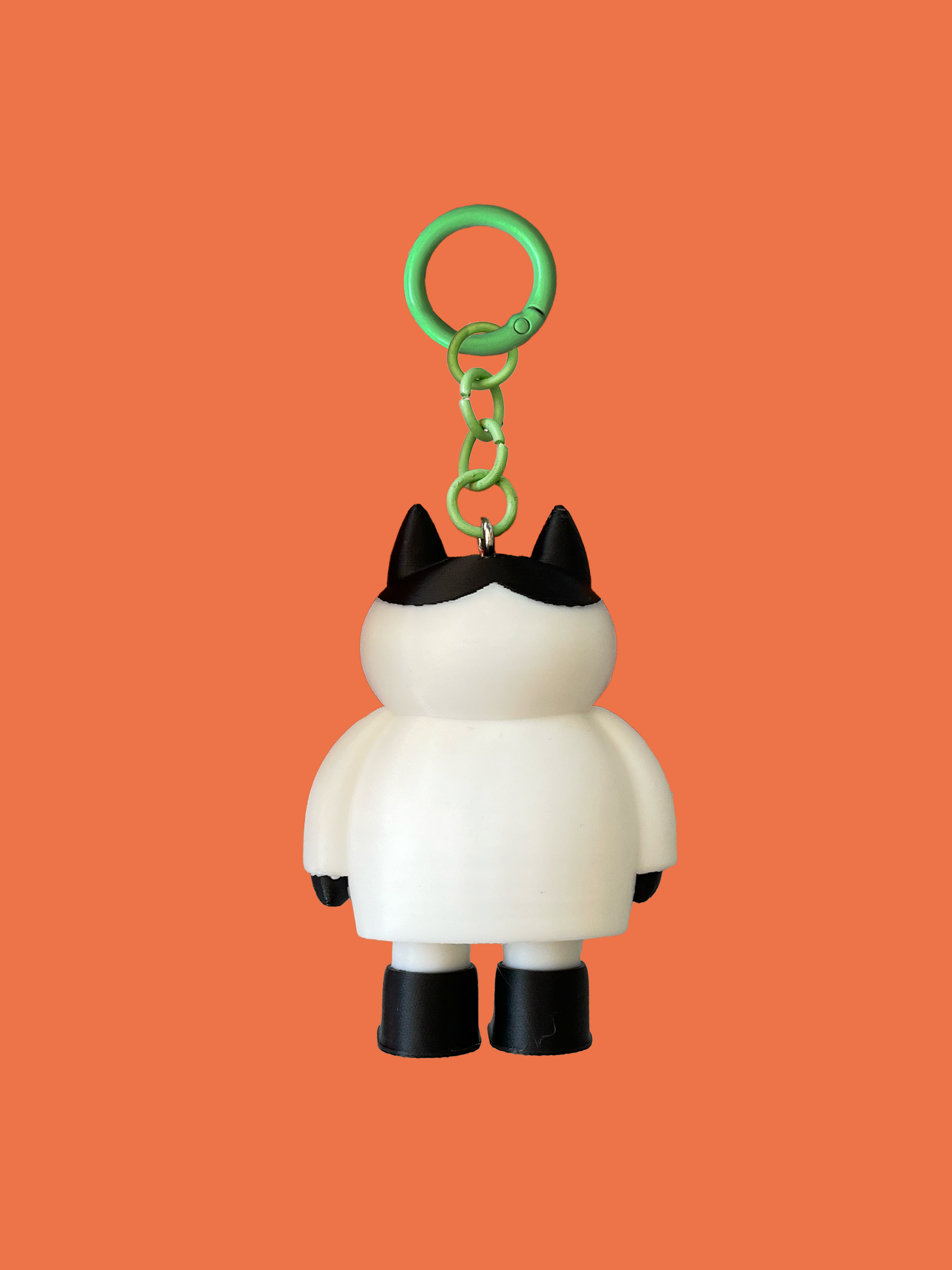 3D Keychain: Purrcival